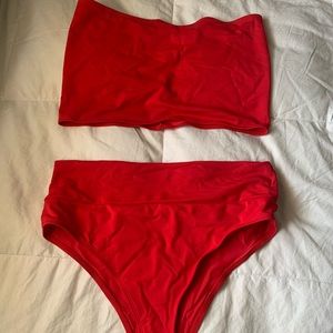 Brand new zaful bandeu bikini set